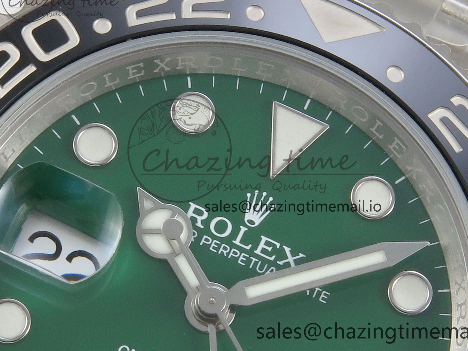 ARF CHS SS GMT-Master Edition VTNR 126729 SH3285 Bracelet Dial Green 1:1 On II Best 1223